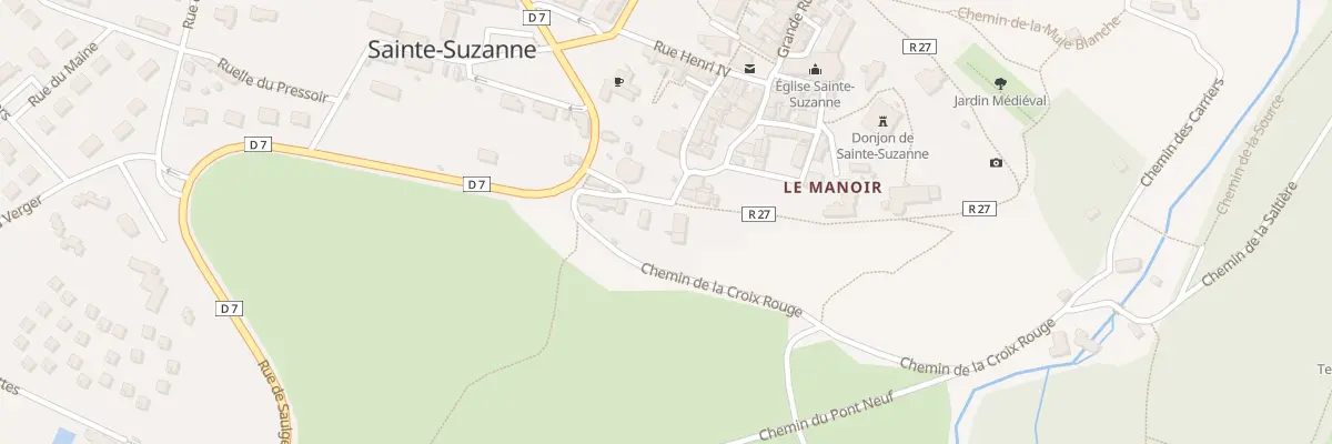 Plan du 4 Che de la Poterne à Sainte-Suzanne-et-Chammes