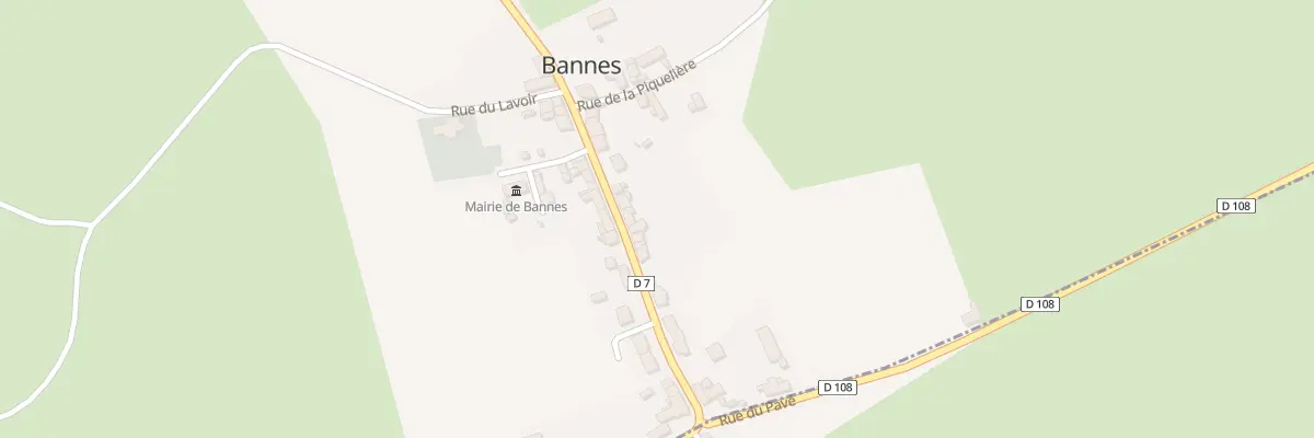Plan du 16 Rue de la Charnie à Bannes