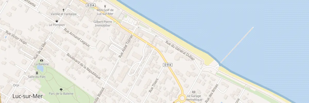 Plan du 1 All des Deux Cousins à Luc-sur-Mer