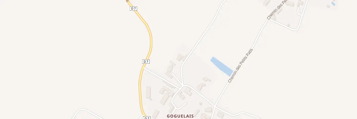 Plan du 7 Chem de Fercouin Goguelais à Cherveux