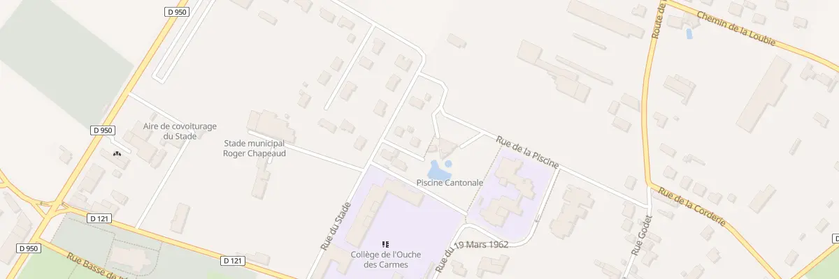 Plan du 6 Rue du Stade à Aulnay