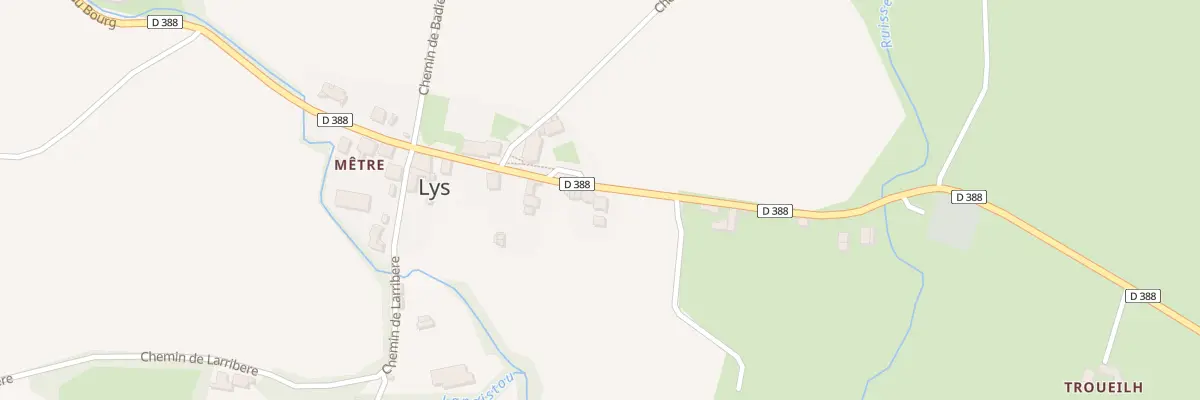 Plan du 29 Che du Bourg à Lys
