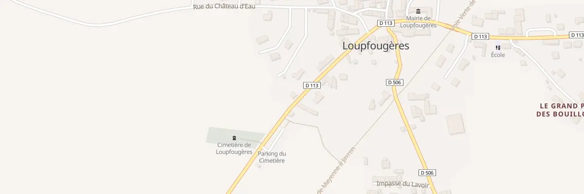 Plan du 12 Rue de Bretagne à Loupfougères