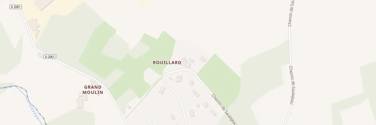 Plan du 125 Rouillard à Croignon