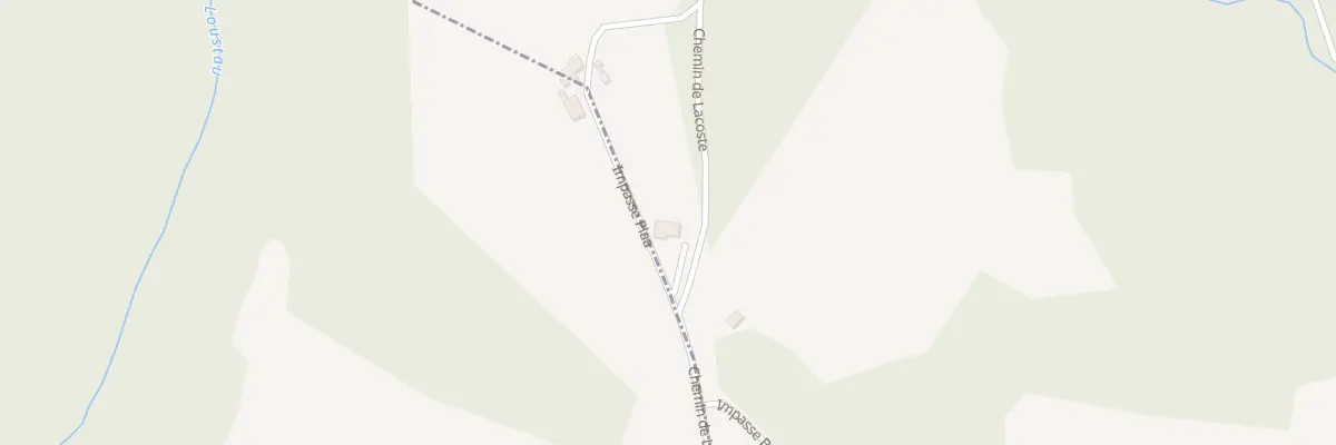 Plan du 2 Che de Lacoste à Haut-de-Bosdarros
