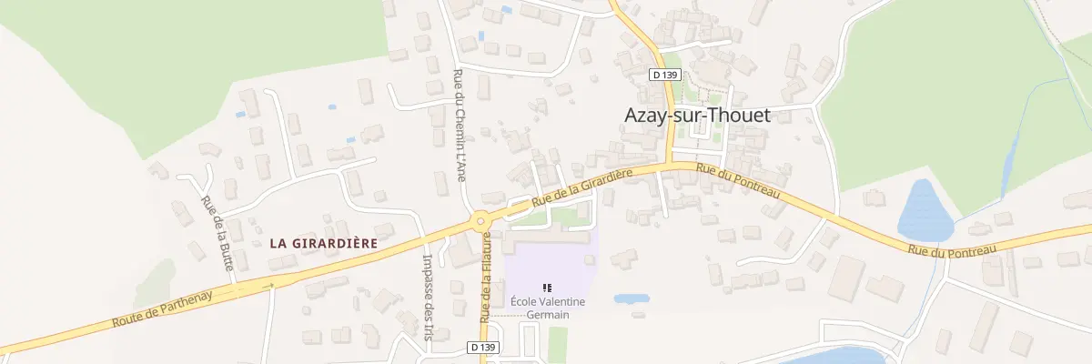 Plan du 18 Rue de la Girardière à Azay-sur-Thouet