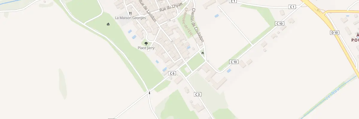 Plan du 54 Rue de Lavidon à Rions