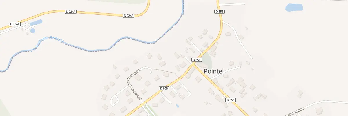 Plan du 2 Rue du Chateau à Pointel