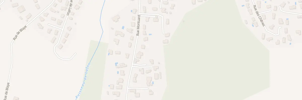 Plan du 34 Rue Montuard à Créon
