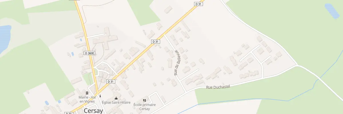 Plan du 6 Rue de Bellevue à Val en Vignes
