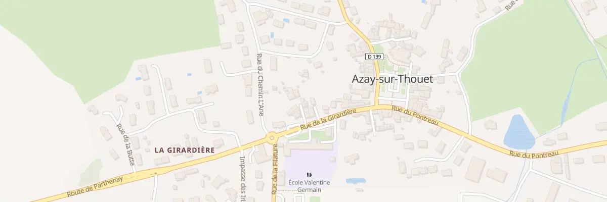 Plan du 6 Imp de la Gasse à Azay-sur-Thouet