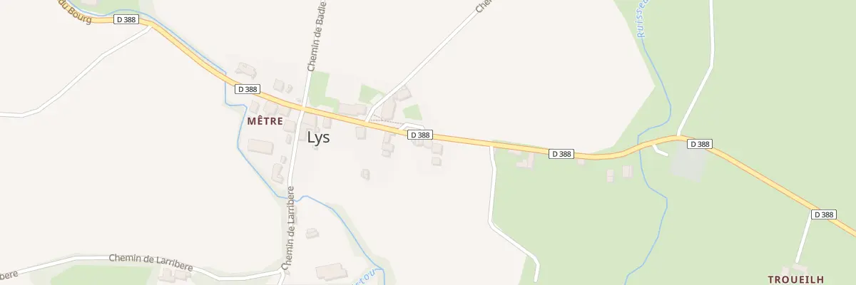 Plan du 27 Che du Bourg à Lys