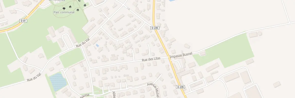 Plan du 4 Rue des Lilas à Fontenay-le-Marmion