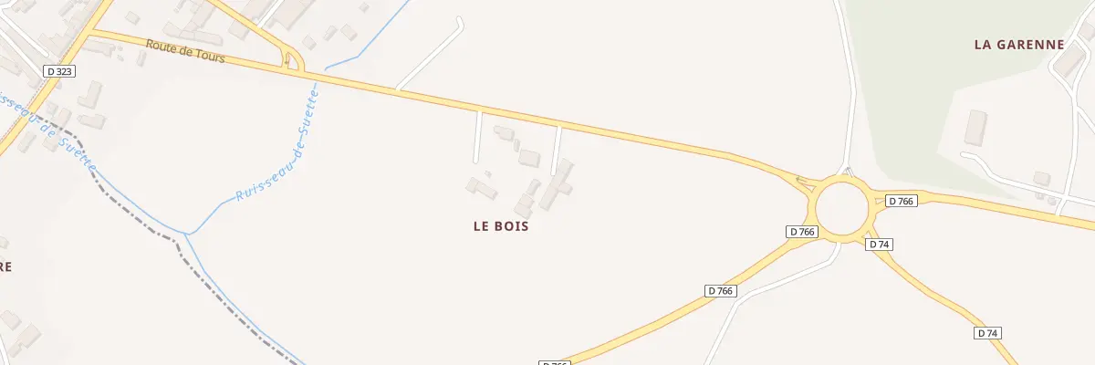 Plan du 428 Rte de Tours à Seiches-sur-le-Loir