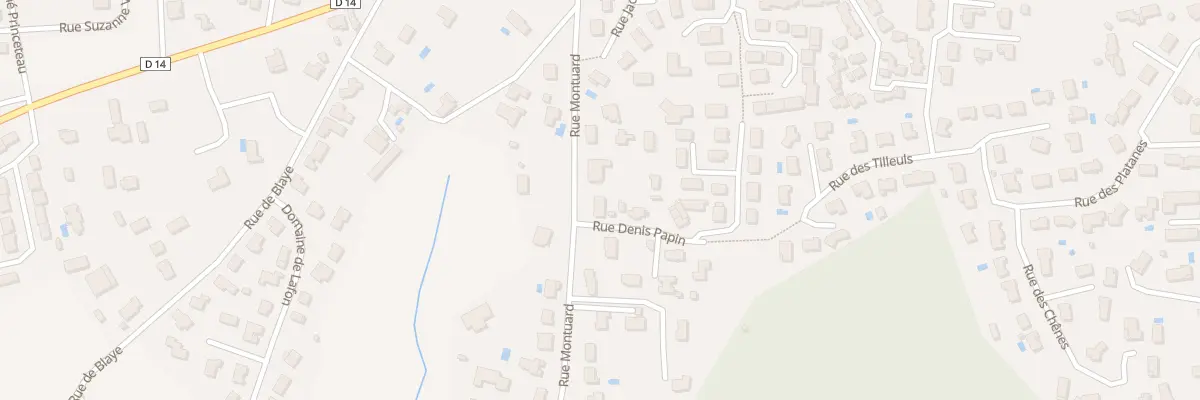 Plan du 14 Rue Montuard à Créon