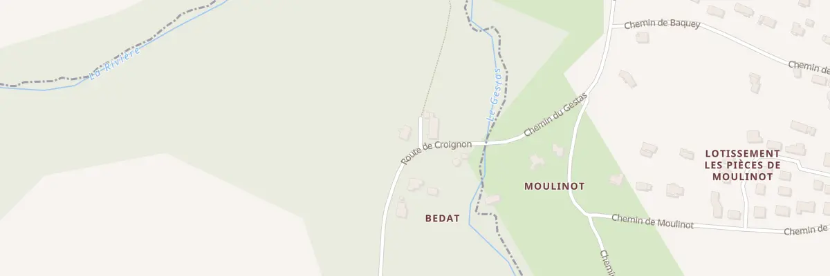 Plan du 4 Rte de Croignon au Pout