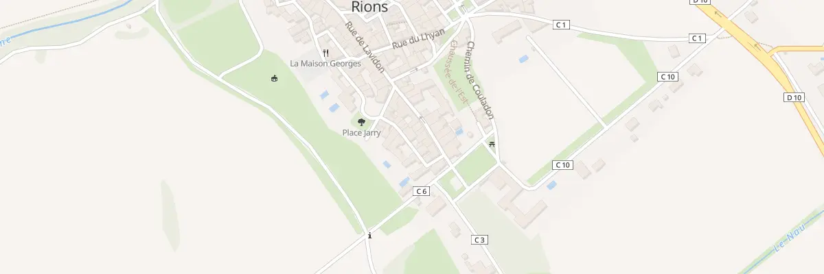 Plan du 144 Le Bourg à Rions
