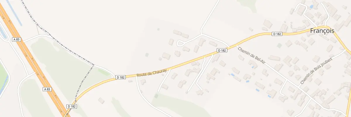 Plan du 9 Rue du Verger Neuf à François