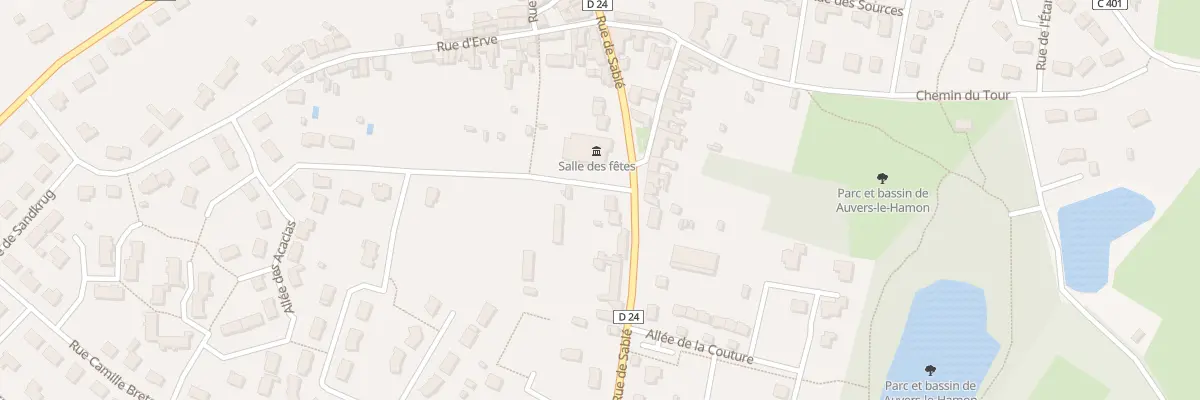 Plan du 19 Rue de Sable à Auvers-le-Hamon