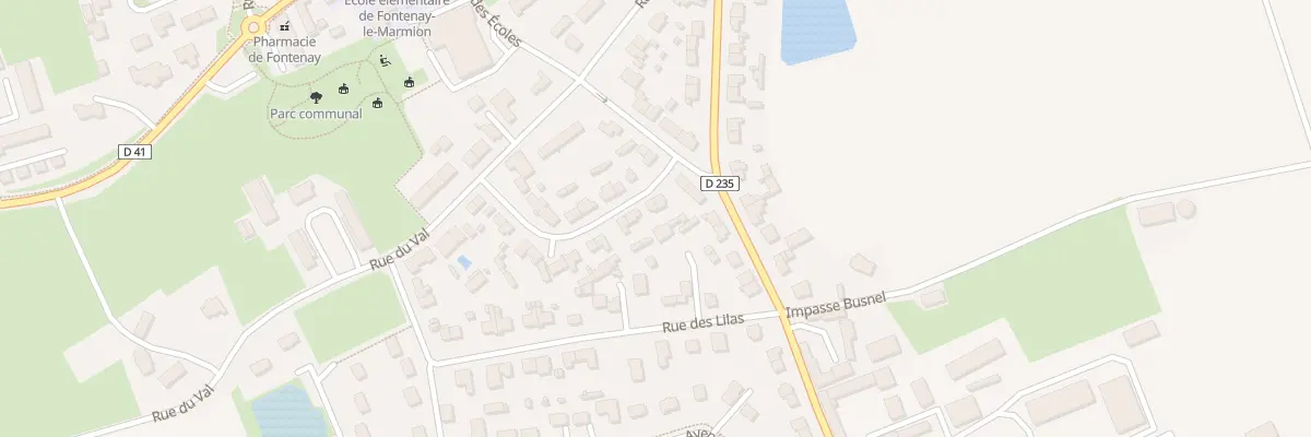 Plan du 5046 Rue des Pavillons à Fontenay-le-Marmion