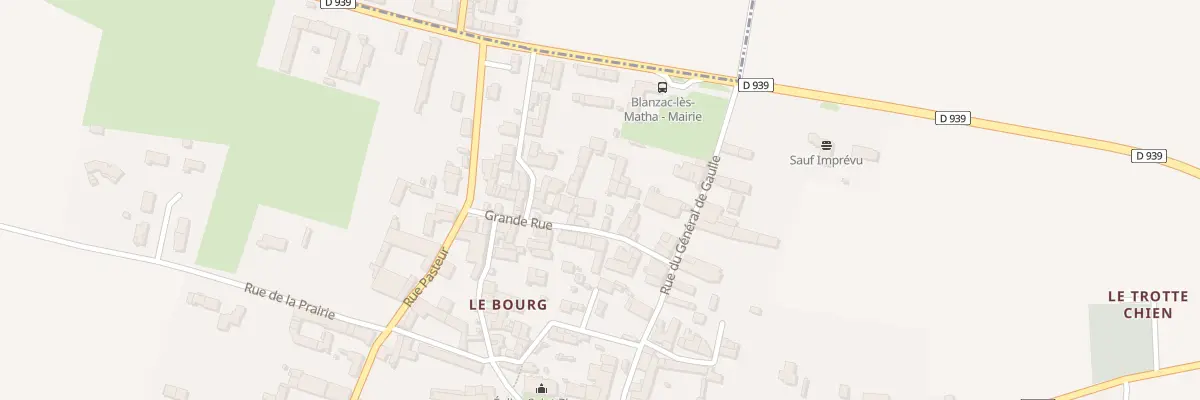 Plan du 13 Gr Grande Rue à Blanzac-lès-Matha