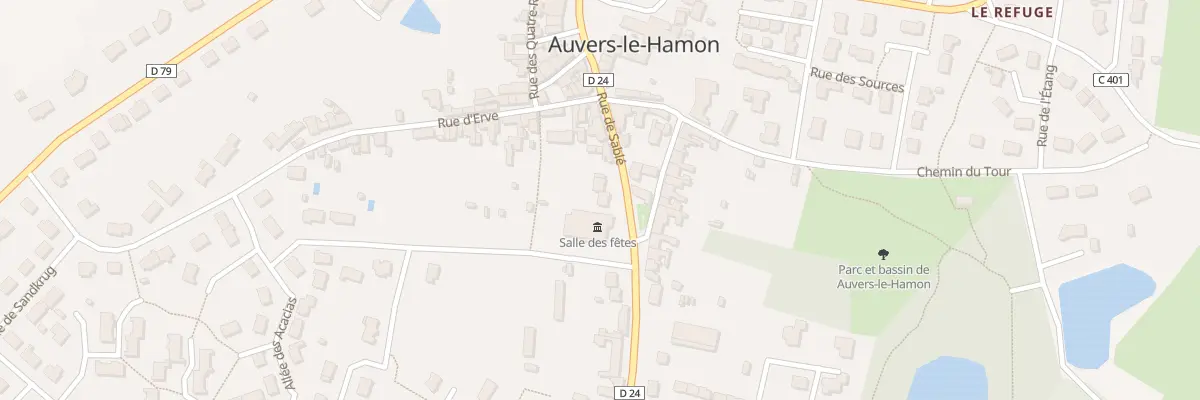 Plan du 15B Rue de Sable à Auvers-le-Hamon