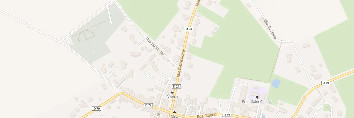 Plan du 10 Rue Pierre Roger à Auvers-le-Hamon