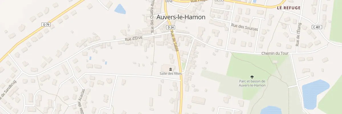 Plan du 15 Rue de Sable à Auvers-le-Hamon