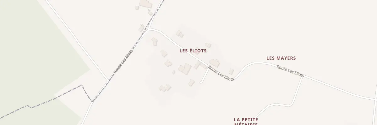 Plan du 5020 Les Eliots à Jussas
