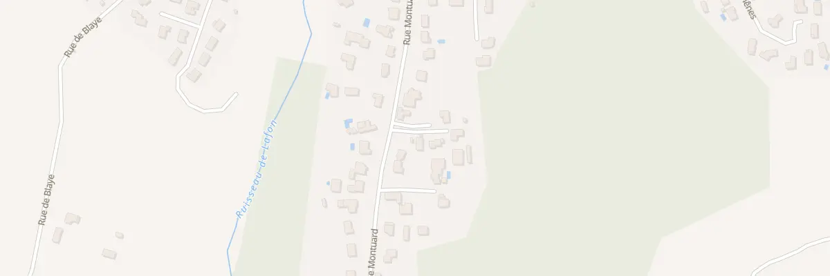 Plan du 38 Rue Montuard à Créon