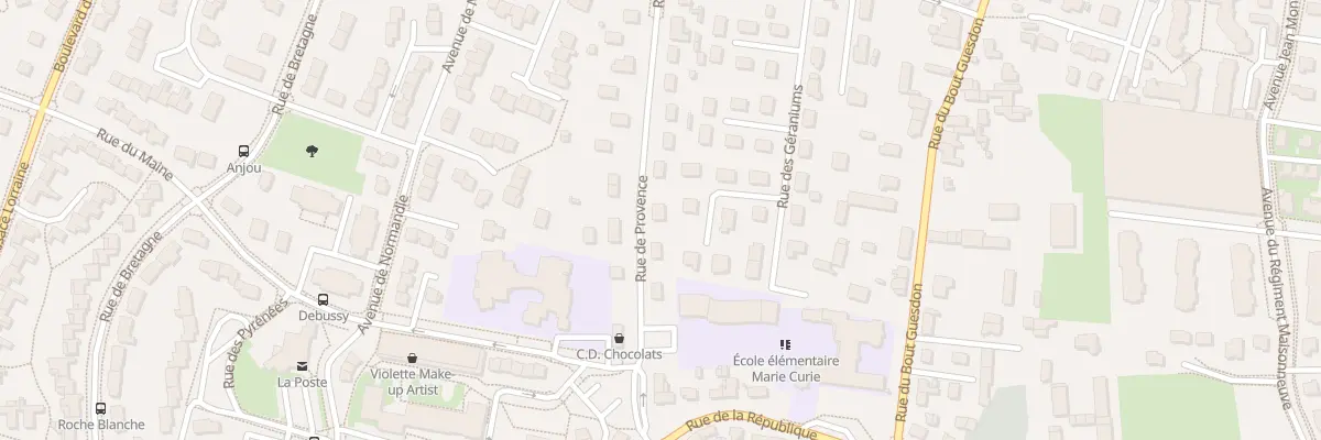 Plan du 10 Rue de Provence à Ifs