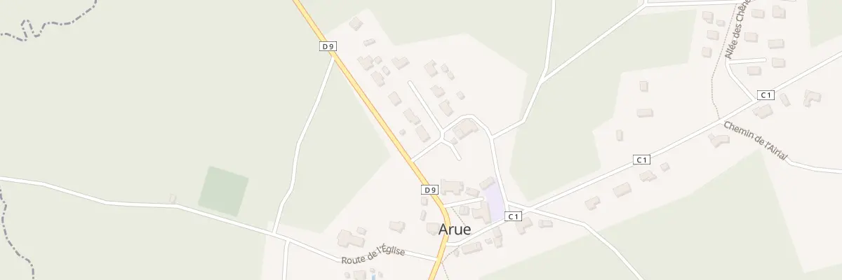 Plan du 1 Rue du Bourg à Arue