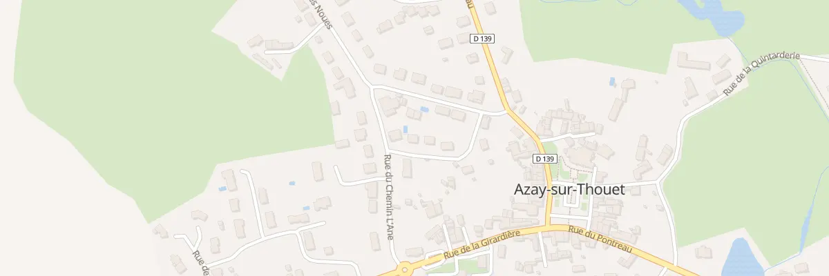 Plan du 1 Rue des Jardins à Azay-sur-Thouet