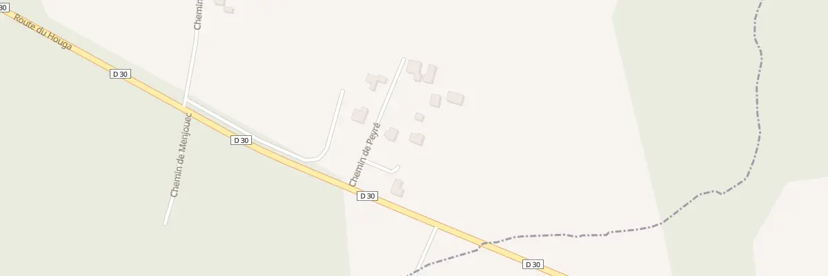 Plan du 34 Che de Peyre à Maurrin