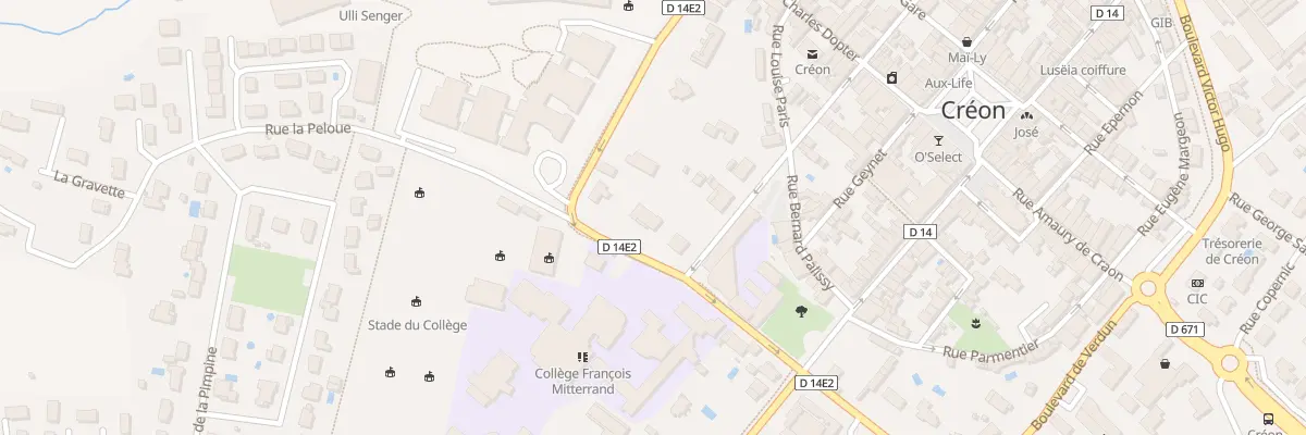 Plan du 9015 Bd de Verdun à Créon