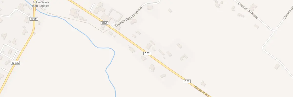 Plan du 451 Rte d’Aire à Bahus-Soubiran