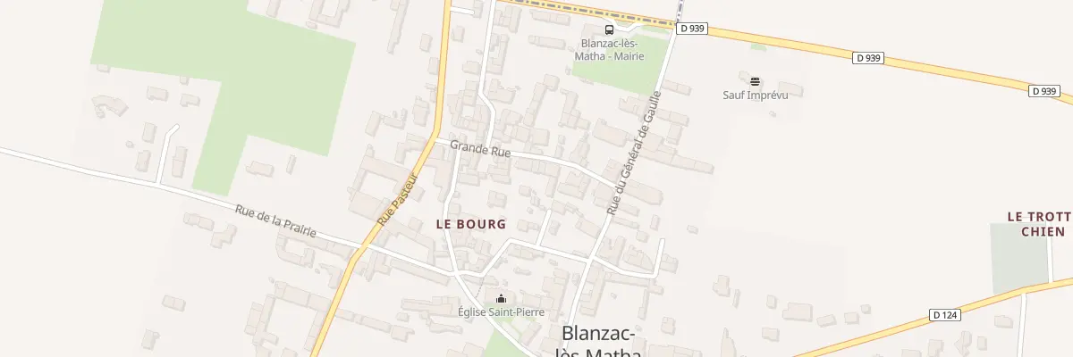 Plan du 16B Gr Grande Rue à Blanzac-lès-Matha