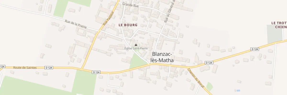 Plan du 5 Rue du Général de Gaulle à Blanzac-lès-Matha