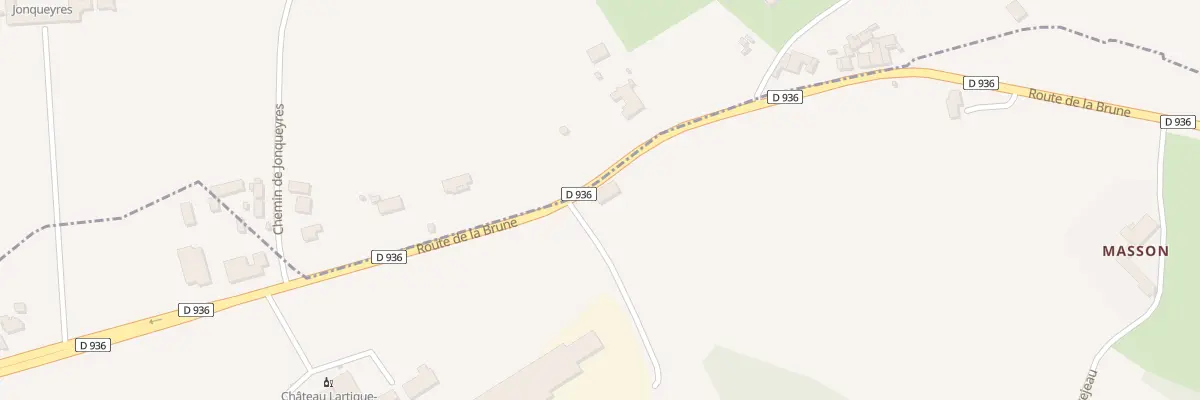 Plan du 27 Rte de la Brune à Croignon
