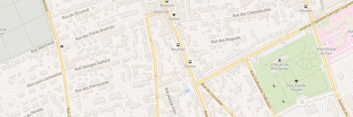 Plan du 140 Rue de Falaise à Caen