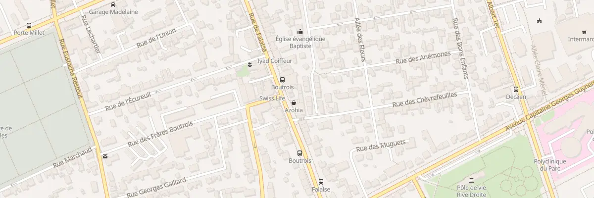 Plan du 141 Rue de Falaise à Caen