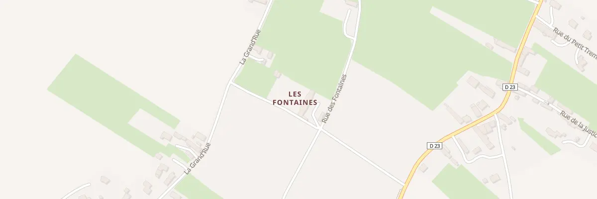 Plan du 1 Rue des Fontaines à Barbery