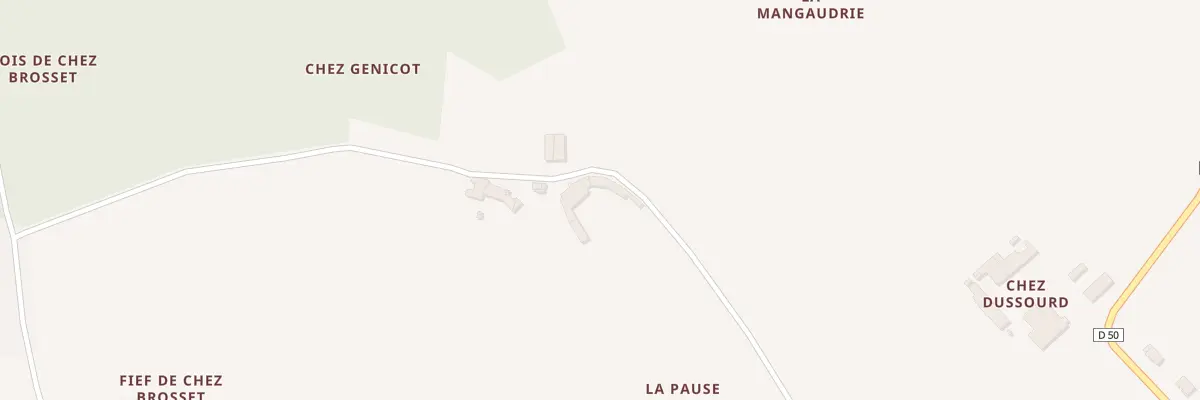 Plan du 1 Chez Genicot à Sainte-Lheurine