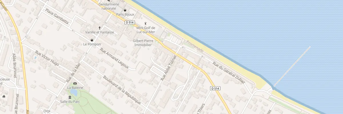 Plan du 46 Rue du Docteur Charcot à Luc-sur-Mer