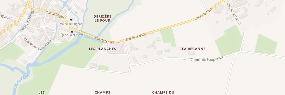 Plan du 2A Rue de la Node à Prignac