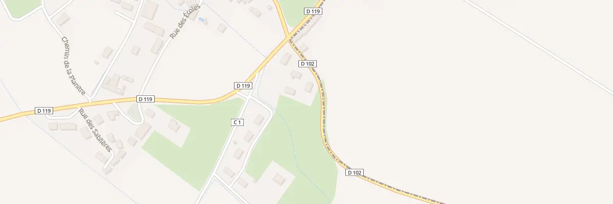 Plan du 2 Rte de Brioux aux Fosses