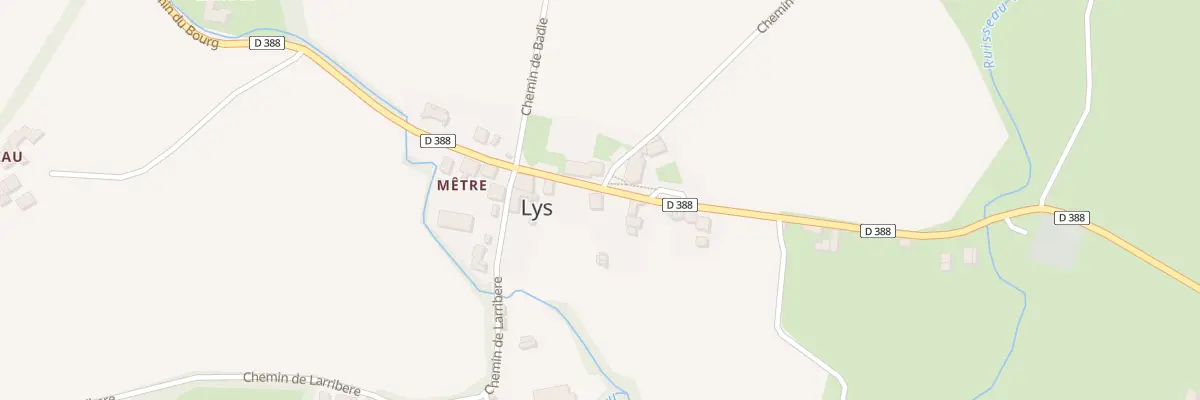 Plan du 19 Che du Bourg à Lys