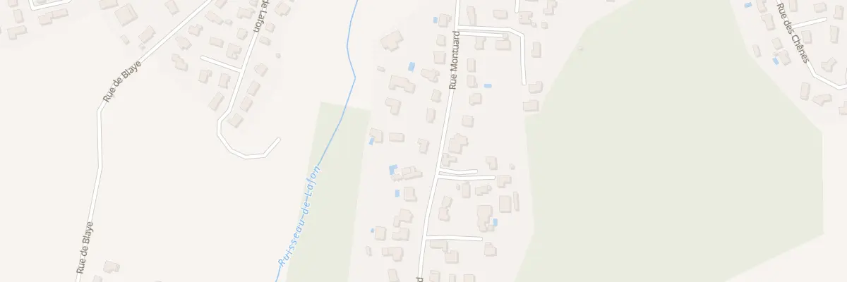 Plan du 25 Rue Montuard à Créon