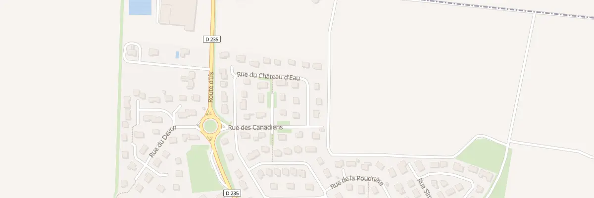 Plan du 16 Rue du Château d’Eau à Fontenay-le-Marmion