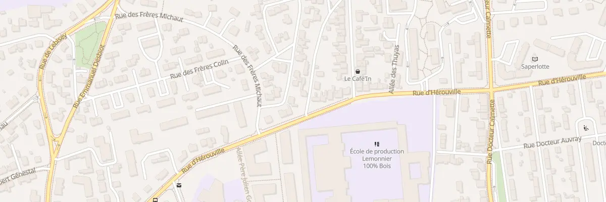 Plan du 65 Rue d’Hérouville à Caen